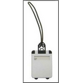 Luggage Tag - Suitcase Shaped - White - 3-1/8" x 2-1/8"